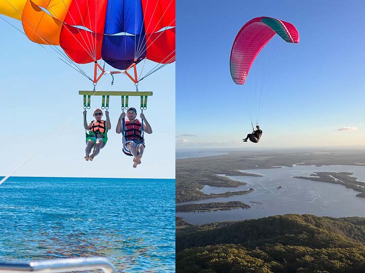 paragliding vs parasailing